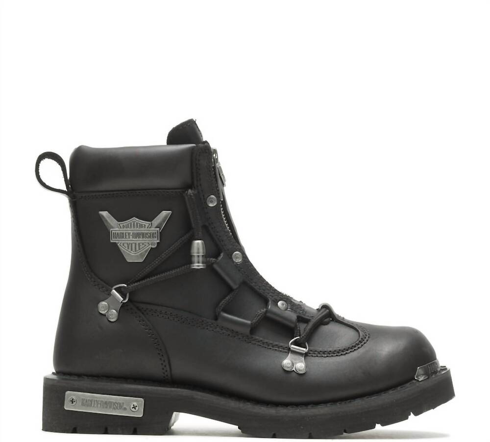 NEW HARLEY DAVIDSON men's brake light boots - wide width in black
